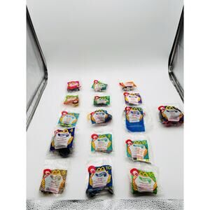 New. McDonald's 2000 Hot Wheels Happy Meal Toys - Lot of 16. 1-16. Sealed.